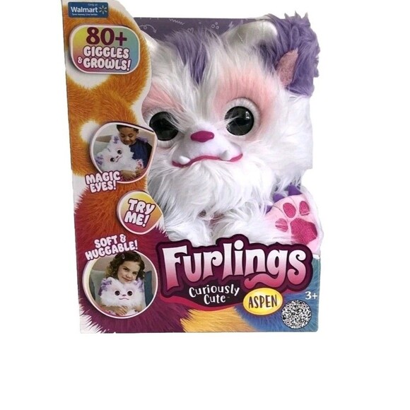 Furlings Aspen Interactive Yeti Plush Toy 13" 80+ Sounds Animations Kids 3+ NWT - Picture 8 of 8